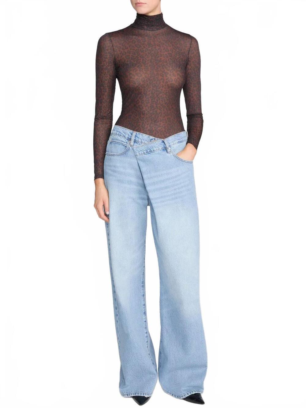 NEW FRAME pixie crossover loose jean in dodger